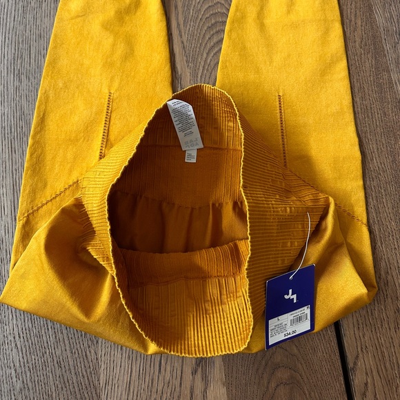 NWT. Joylab mustard yellow high waisted crop athletic leggings Size L - Picture 5 of 12